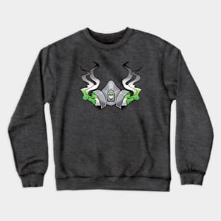 Aromantic Gas Mask Crewneck Sweatshirt